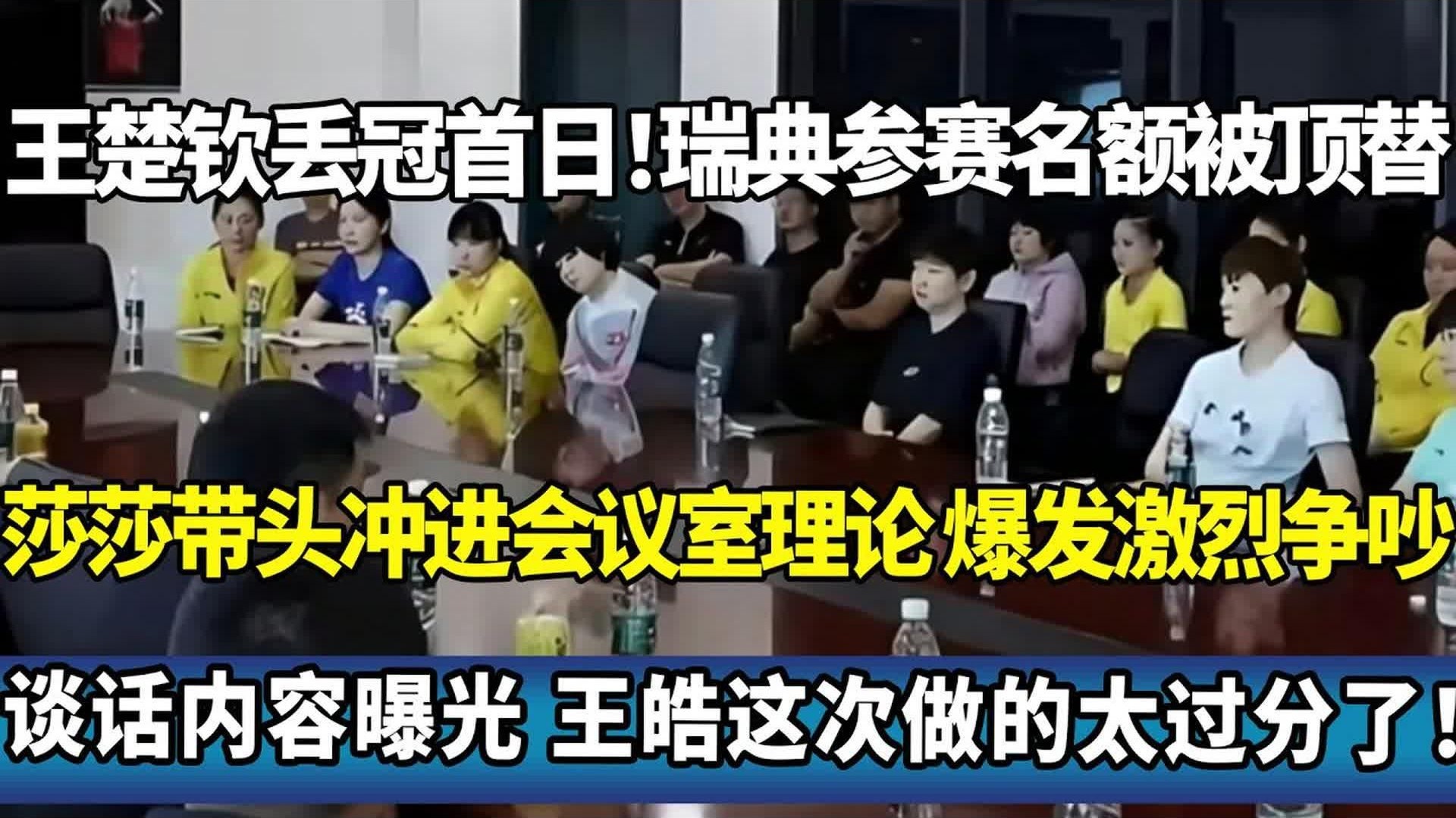 瑞典队碾压中国队，王皓点燃赛场